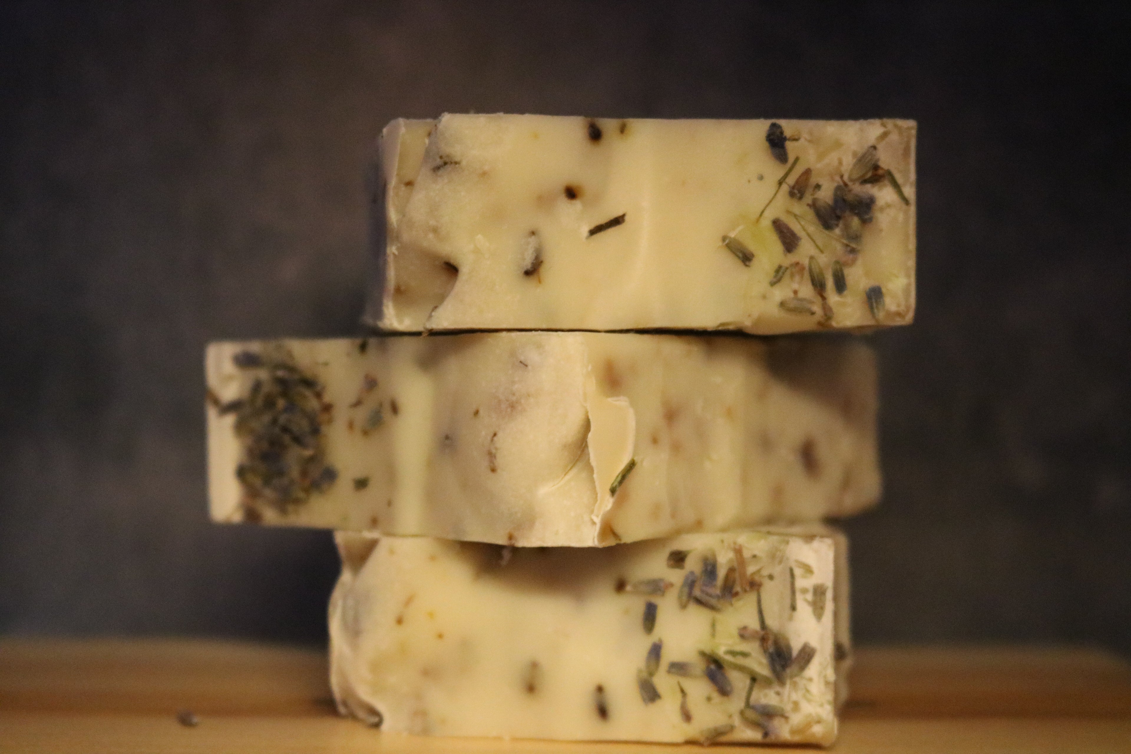 LAVENDER- lavender seed & lavender essential oil bar