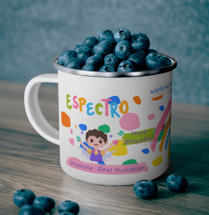 Autism Awareness Enamel Mug